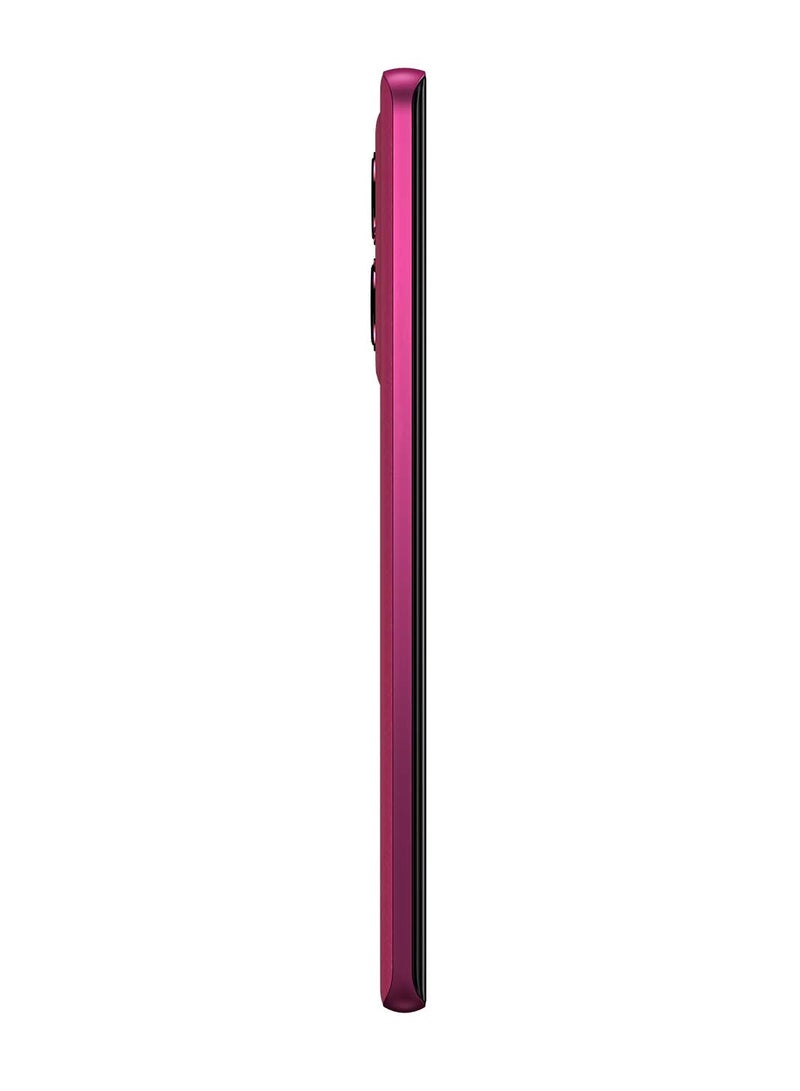 Motorola - Edge 50 Fusion Dual SIM Hot Pink 12GB RAM 512GB 5G - Middle East Version With Motorola Buds 105 - Image 1