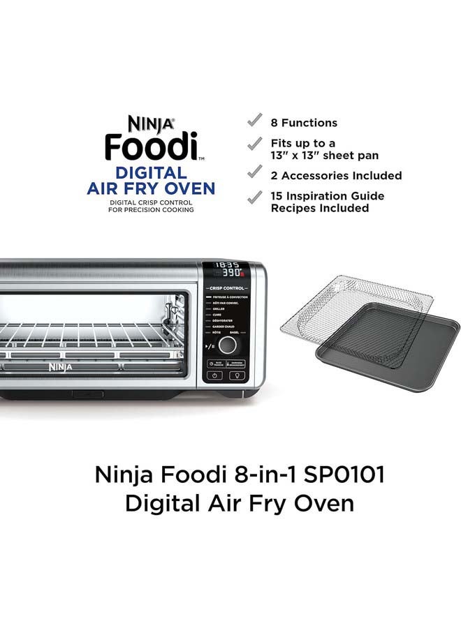 نينجا Foodi Flip Air Fry Oven 19.7 cu.ft 2400 W SP101ME Silver  - Image 2