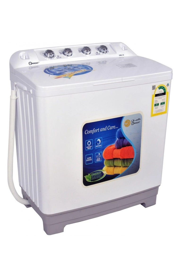 Dansat - Twin Tub Washing Machine DW050DW White - Image 1