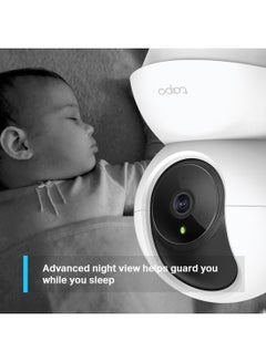 TP-LINK Tapo C210,  Wifi Camera, 2K 3MP Pet Camera Indoor Camera for Security, Wireless 360° for Baby Monitor, CCTV, Smart Motion Detection & Tracking, Night Vision, Works with Alexa & Google Home  - Image 3