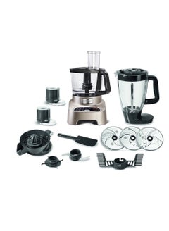 مولينكس Double Force Food Processor 1000 W 36 Functions Gold Champaign FP8267EG 1000 W FP8267 Gold Champaign  - Image 2