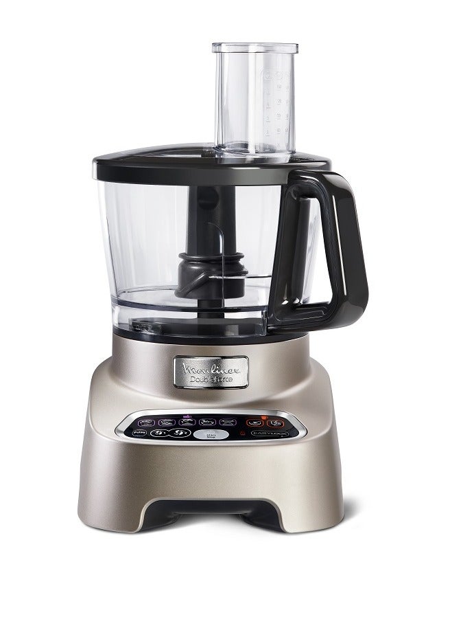Moulinex - Double Force Food Processor 1000 W 36 Functions Gold Champaign FP8267EG 1000 W FP8267 Gold Champaign - Image 1