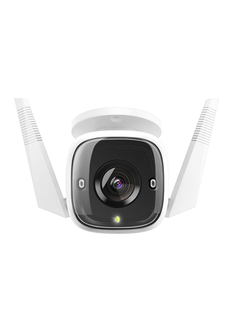 TP-LINK Tapo TC65, Outdoor Security Camera/CCTV, Weatherproof, No Hub Required, Works with Alexa&Google Home, 3MP High Definition, Built-in Siren with Night Vision, 2-way Audio, SD Storage  - Image 2