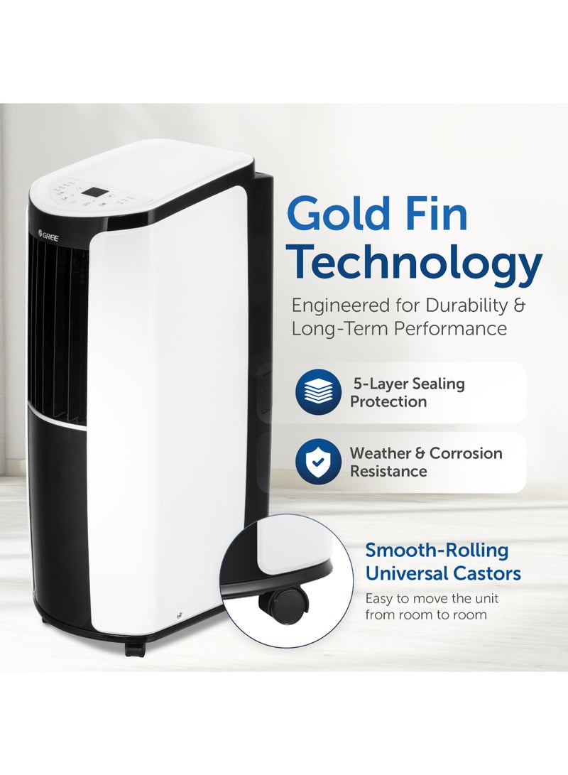 GREE - Portable Air Conditioner 1.0 Ton With Rotary Compressor, R410A - Cmatic-S12C1 - 5 Years Full Parts Warranty Cmatic-S12C1 White - Image 1