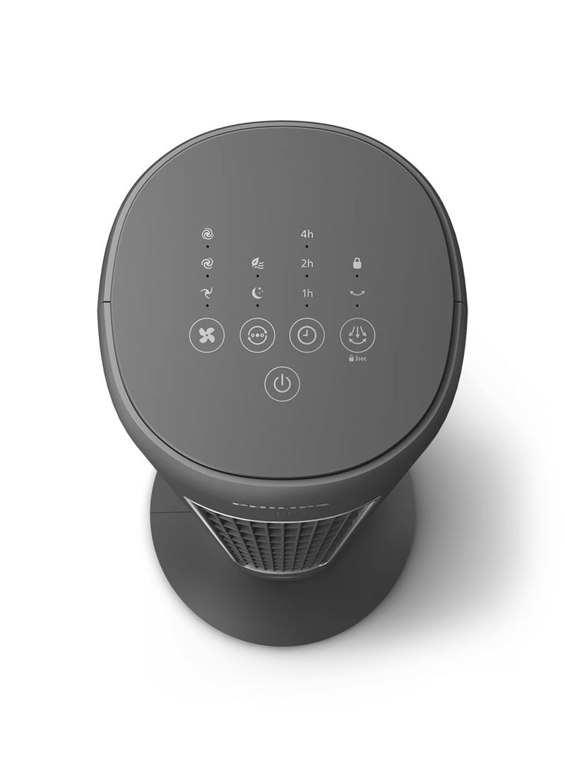 Philips - 5000 Series Tower Fan 2 Years Warranty CX5535/11 Grey - Image 1