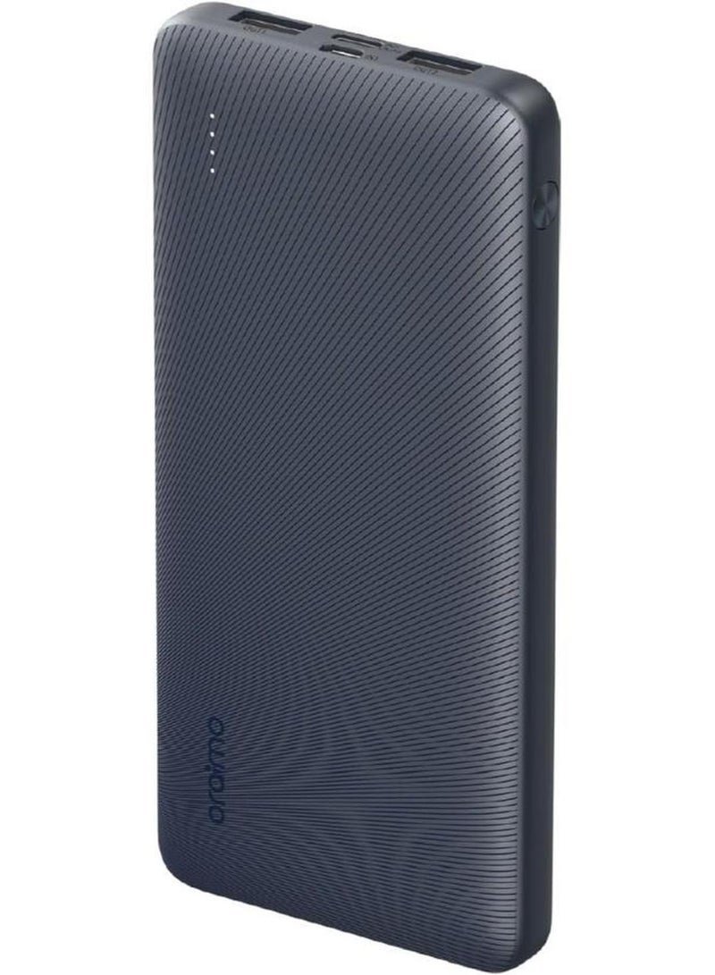 أورايمو بانك طاقة توست 15 فلاش 10000 مللي أمبير مع شحن سريع 15 واط من نوع C، مخرج ثلاثي USB وType C، توصيل الطاقة، مدخل Type C وMicro، حماية متعددة الطبقات، وواجهة خارجية بتصميم ثلاثي الأبعاد - Image 1