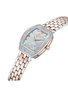 CERRUTI 1881 Women's Cerruti 1881 Ladies Stainless Steel & Rose Gold Two-Tone White Mother of Pearl Dial Watch  - Image 2