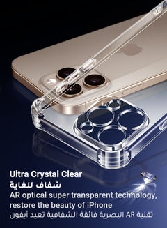 Ugreen iPhone 16 Pro Max Case Soft Skin-friendly TPU Material For Delay Yellowing, Drop-resistant Scratch Resistant Protective Cover  Easy to Installment and Uninstall Water-Proof Super Slim Fitted iPhone Case Cover Clear  - Image 3