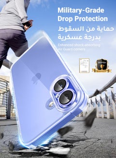 يو جرين جراب أيفون 16, iCrystal التكنولوجيا, حماية من السقوط بدرجة عسكرية, غطاء أيفون 16 نحيف مع مصد واقٍ مقاوم للصدمات ومضاد للخدش وبصمات الأصابع، جراب ١٦مقاس 6.1 بوصة  - Image 2