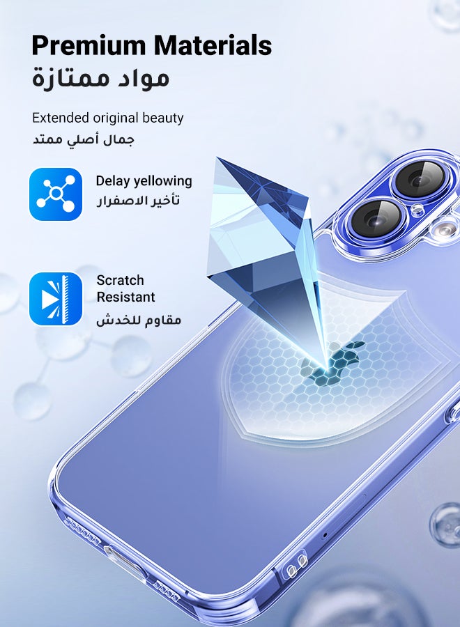 Ugreen iPhone 16 Case Clear, iCrystal Tech, Military-Grade Drop Protection, iPhone 16 Cover Slim with Shockproof Protective Bumper, Anti Scratch & Fingerprint, 16 Case Cover 6.1 inch Clear  - Image 5
