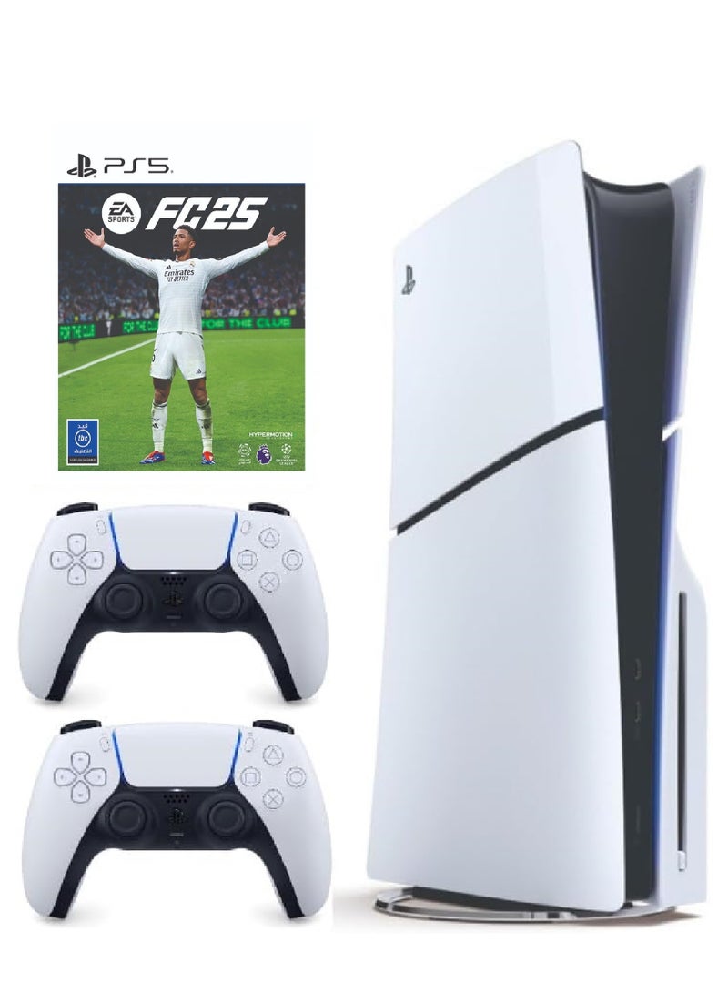 PlayStation 5 Slim Disc Console KSA Version With Extra Controller And EA FC 25 KSA Version - pnsku/N70101639V/45/_/1724155426/4b8bbee7-3f14-470f-bb01-64c8955e5b52