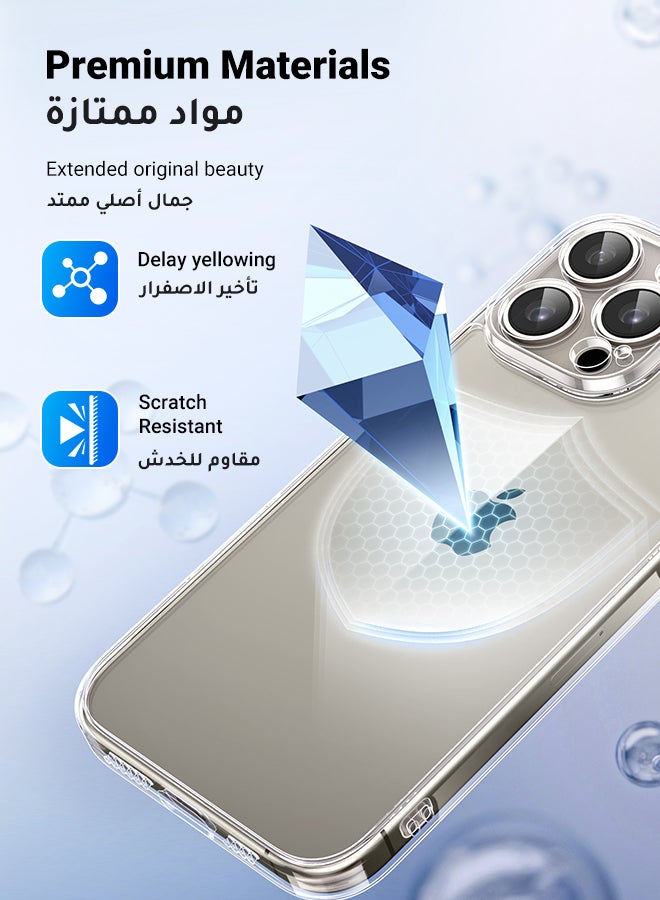 Ugreen - iPhone 16 Pro Max Case Clear, iCrystal Tech, Military-Grade Drop Protection, iPhone 16 Pro Max Cover Slim Shockproof Protective Bumper, Anti Scratch & Fingerprint, 16 Pro Max Case Cover 6.9'' Clear - Image 1