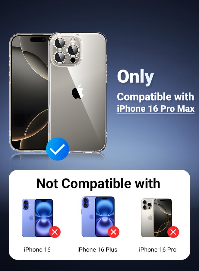 Ugreen - iPhone 16 Pro Max Case Clear, iCrystal Tech, Military-Grade Drop Protection, iPhone 16 Pro Max Cover Slim Shockproof Protective Bumper, Anti Scratch & Fingerprint, 16 Pro Max Case Cover 6.9'' Clear - Image 1