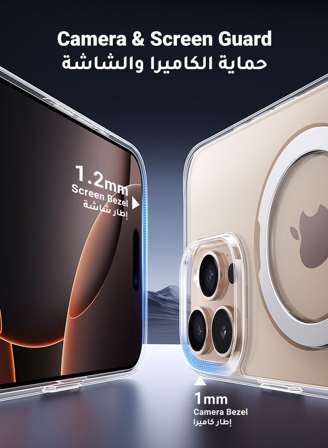 يو جرين جراب ماج سيف لهاتف أيفون ١٦ برو ماكس قابل للطي مع حامل , مغناطيس قوي, حامل قوي ومتعدد الاستخدامات, حماية من السقوط بدرجة عسكرية, غطاء حامل مغناطيسي لهاتف أيفون 16 برو ماكس مضاد لبصمات الأصابع ومضاد للخدش  - Image 5