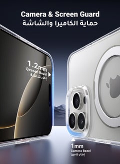 يو جرين جراب ماج سيف لهاتف أيفون ١٦ برو قابل للطي مع حامل , مغناطيس قوي, حامل قوي ومتعدد الاستخدامات, حماية من السقوط بدرجة عسكرية, غطاء حامل مغناطيسي لهاتف أيفون 16 برو مضاد لبصمات الأصابع ومضاد للخدش  - Image 5