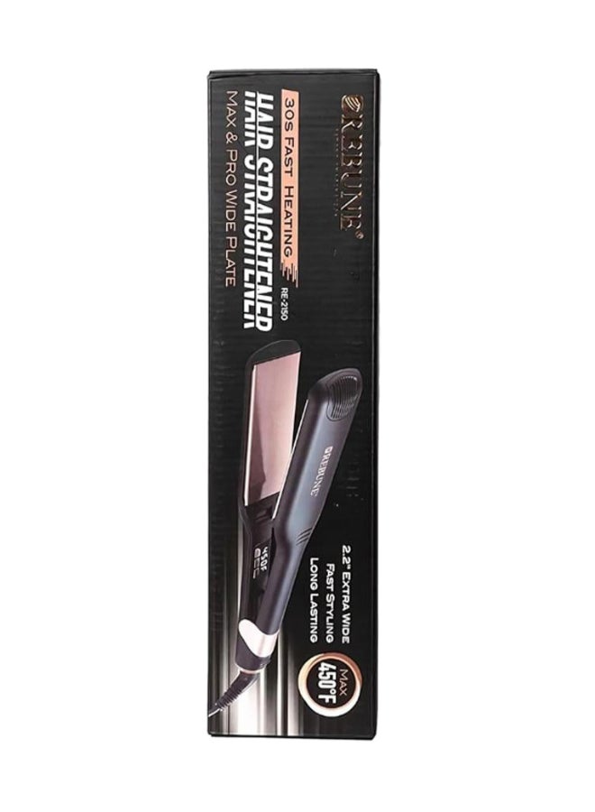 REBUNE Hair Straightener 100 W  Max & Pro Wide Plate  - Image 3