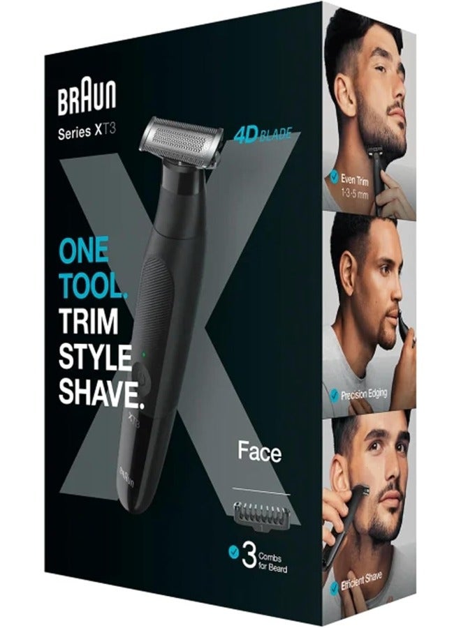 Series X Beard Trimmer + Razor For Men, Xt3100 Black - pnsku/N70101703V/45/_/1724209283/f7913c06-f172-4f4e-86a4-e77b50cd049c