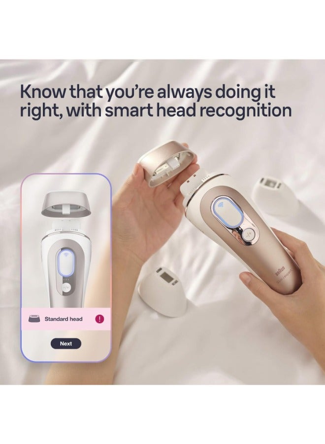 BRAUN - Ipl Skin I·Expert, At Home Hair Removal, With Free App, 2 Heads, Pl7147 Pink / White - Image 1