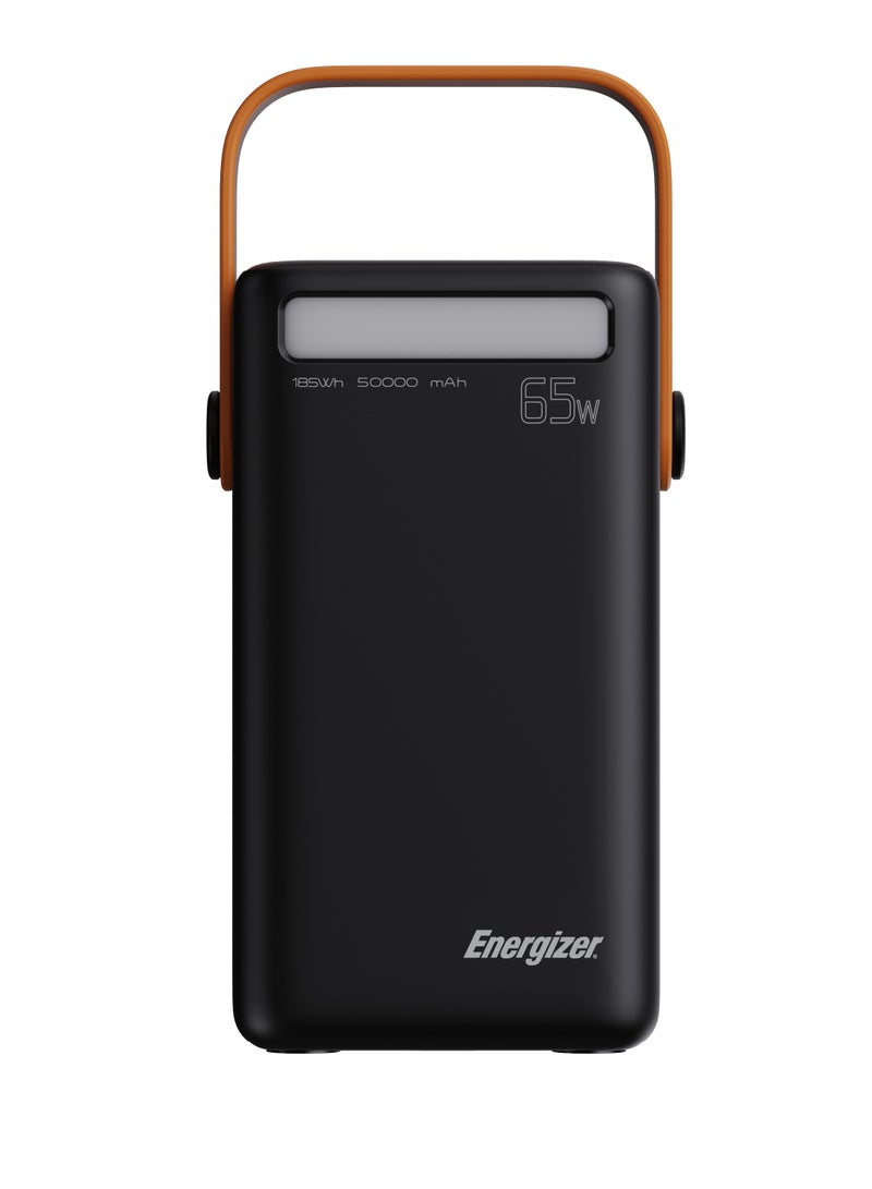 Energizer 50000 mAh 50000 mAh Energizer ultimate power bank for IOS , Andriod &More  , 4 Ports ( 3 USB-A , 1USB-C )  ports for all your devices - 65W Fast Charging  , 65W USB for USB C laptops , tablets , smartphones & more  - 22.5W USB-A for android device Black  - Image 5