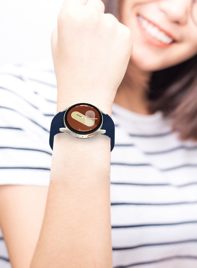 MARGOUN (for Samsung Galaxy Watch 7 / Samsung Galaxy Watch 6 ) Silicone Sport Band Durable and Sport Design for Men Women Blue - Image 4