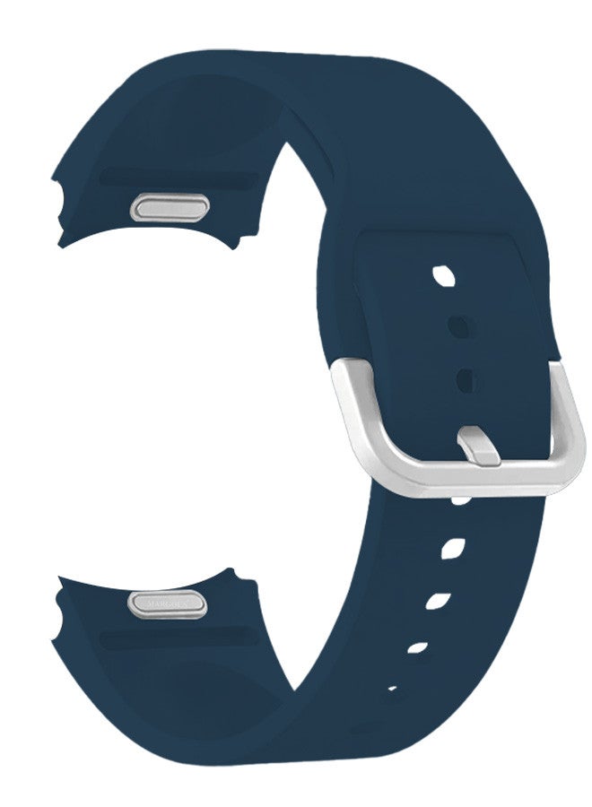 مارجون (for Samsung Galaxy Watch 7) Silicone Sport Band Durable and Sport Design for Men Women Dark Blue - Image 1