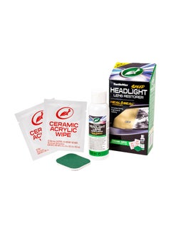 Turtle wax TW53685 Headlight Restorer Car Headlamp Polish Cleaner Kit New Version  - Image 1