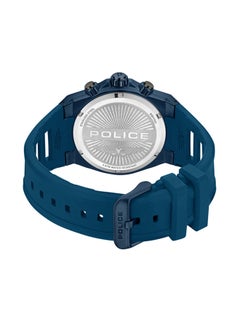 POLICE Men's Sonic Blue & Black Dial Blue Silicone Strap Gents Chronograph Watch With Stainless Steel Case  - Image 3