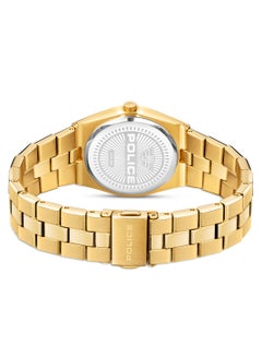 POLICE Women's Vogue White Mother-of-Pearl Dial With Yellow Gold Plated Plated Stainless Steel Bracelet Watch  - Image 3
