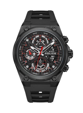 Men's Sonic Black Dial Black Silicone Strap Gents Chronograph Watch With Stainless Steel Case - pnsku/N70101809V/45/_/1726057168/c3d42373-df0a-43d0-83d7-a75c962cdb75