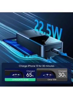 جوي روم باور بانك joyroom JR-QP193 22.5 واط 30000 مللي أمبير - أسود  - Image 3