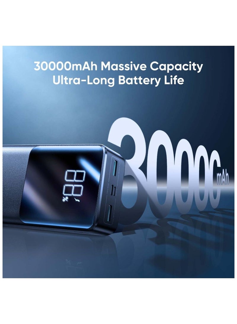JOYROOM 30000 mAh Powerbank joyroom JR-QP193 22.5W 30000mah Black Black  - Image 2