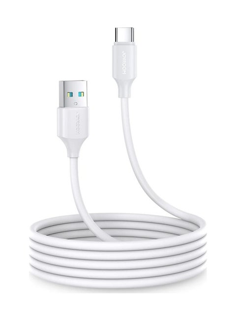 كابل شحن/بيانات Joyroom USB - USB Type C 3A 1 متر أبيض (S-A9)