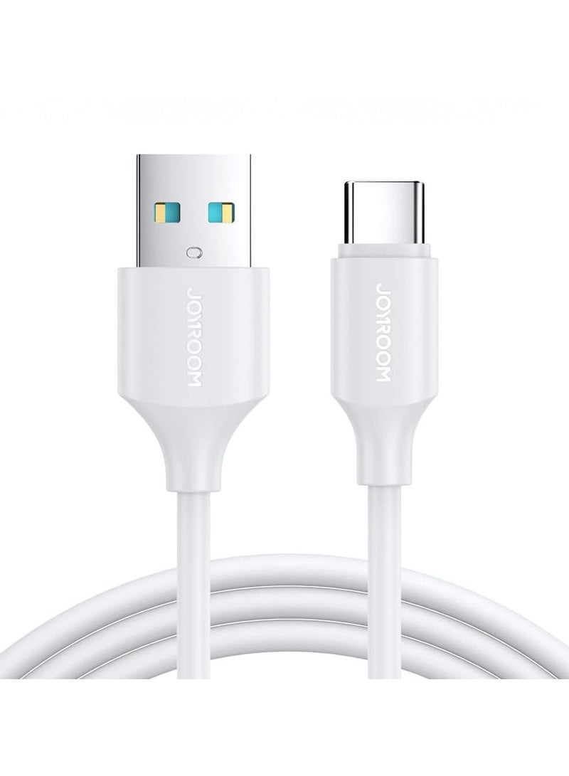 جوي روم - كابل شحن/بيانات Joyroom USB - USB Type C 3A 1 متر أبيض (S-A9) - Image 1