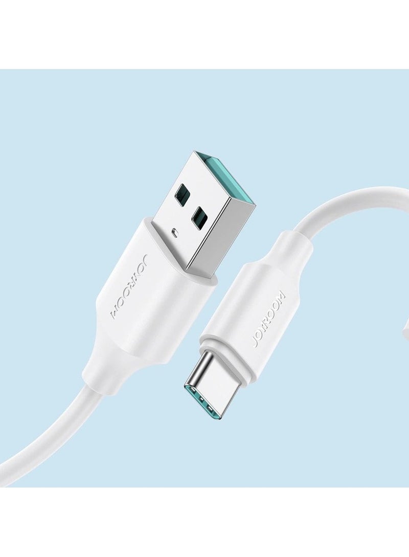 جوي روم - كابل شحن/بيانات Joyroom USB - USB Type C 3A 1 متر أبيض (S-A9) - Image 1