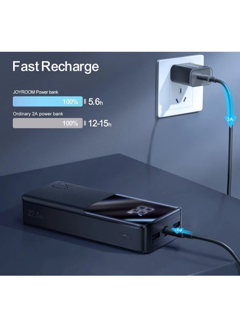 JOYROOM - 20000 mAh Powerbank joyroom JR-QP192 22.5W 20000mah Black Black - Image 1