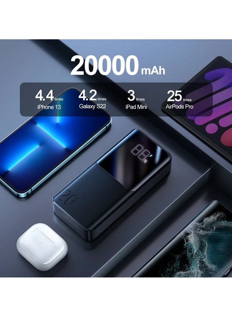 JOYROOM - 20000 mAh Powerbank joyroom JR-QP192 22.5W 20000mah Black Black - Image 1