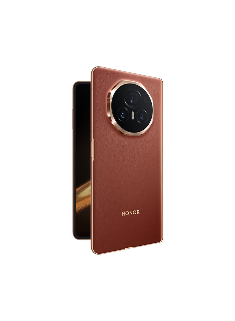 Honor - Magic V3 Dual SIM Reddish Brown 12GB RAM 512GB 5G - Middle East Version - Image 1