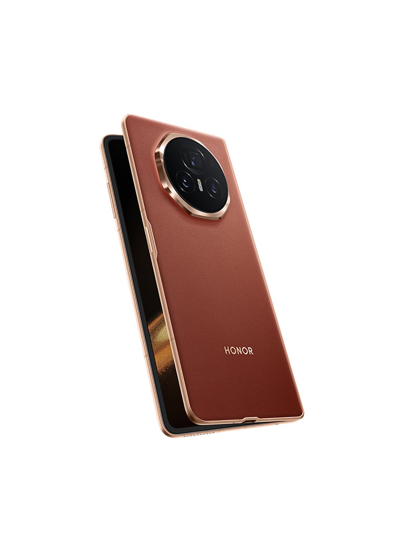 Honor - Magic V3 Dual SIM Reddish Brown 12GB RAM 512GB 5G - Middle East Version - Image 1