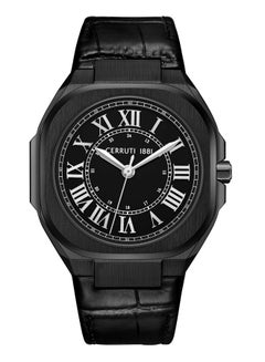 CERRUTI 1881 Men's Black Case Black Enamel Dial Watch  - Image 1