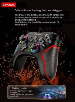 Lenovo S01 Wireless Bluetooth 2.4G Game Controller Compatible With Multiple Platforms And Supports Mobile Phones  - Image 4