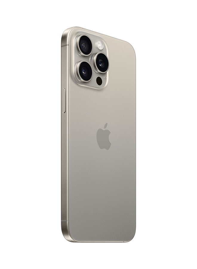 Apple - Renewed - iPhone 15 Pro Max 256GB Natural Titanium 5G With Facetime - International Version - Image 1