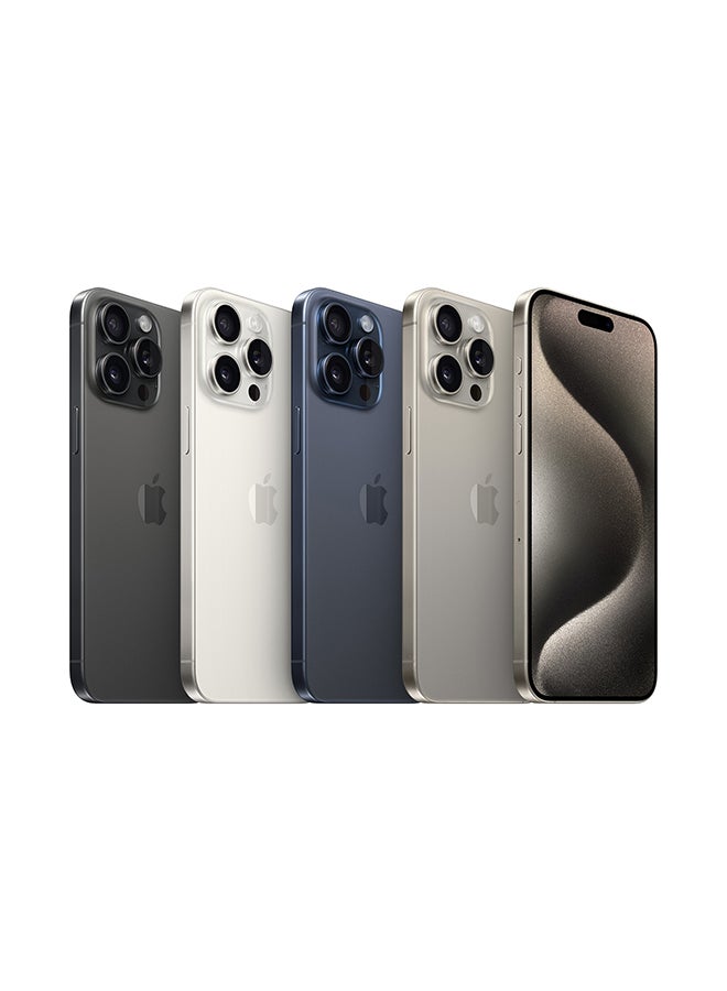 Apple - Renewed - iPhone 15 Pro Max 256GB White Titanium 5G With Facetime - International Version - Image 1