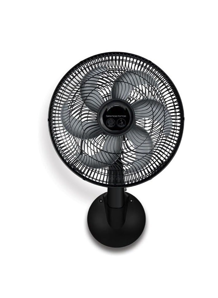 Tefal Silence Force Wall Fan - 16 Inches - 3 Speeds - Mechanical Control 100 m³ 75 W VG4150EE Black  - Image 1