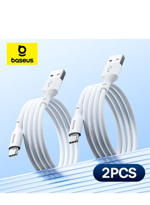 USB C Cable 5A, 40W USB Type C Super Charger Cable [2Pack 1.5m] USB C to A Charging Cord for Huawei P30, P20 Lite, P20, P10, Mate 20, 20 pro, 30, 30 pro Mate 10, Mate RS, Honor Play White