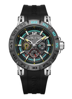CERRUTI 1881 Men's Stainless Steel & Gun Screws Black Dial Watch  - Image 1