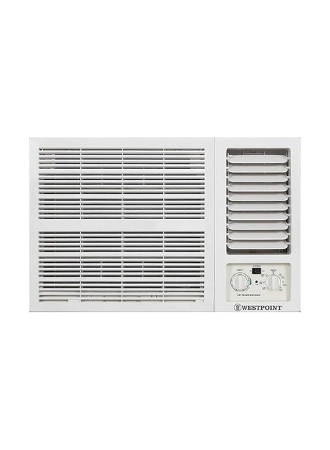 1.5 Ton 18000BTU T3 Rotary Window Air Conditioner, Auto Swing Function, 3 Fan Speed Level, 3 Cooling Mode, R410A Refrigerant 3994 kW WWT-1823.LTYA White