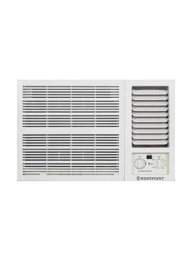 WESTPOINT - 1.5 Ton 18000BTU T3 Rotary Window Air Conditioner, Auto Swing Function, 3 Fan Speed Level, 3 Cooling Mode, R410A Refrigerant 3994 kW WWT-1823.LTYA White - Image 1