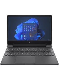 إتش بي كمبيوتر محمول للألعاب Victus 15-fb2082wm بشاشة مقاس 15.6 بوصة ومعالج AMD Ryzen 5 8645HS وذاكرة وصول عشوائي 8 جيجابايت ومحرك أقراص SSD سعة 512 جيجابايت وبطاقة رسوميات Nvidia GeForce RTX 4050 سعة 6 جيجابايت ونظام تشغيل Windows 11  - Image 1