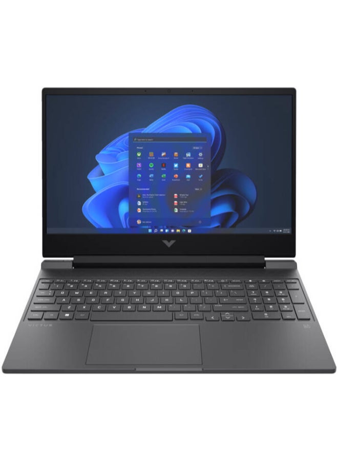 HP - Victus 15-fb2082wm Gaming (Upgraded Version) Laptop With 15.6-Inch Display, AMD Ryzen 5 8645HS Processor/8GB RAM/512GB SSD/6GB Nvidia GeForce RTX 4050 Graphics Card/Windows 11 English Mica Silver - Image 1