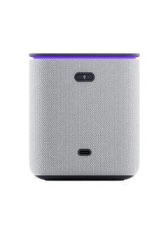 Yasmina Smart Speaker with Human-Like AI Assistant | Use your voice to control smart home devices via Bluetooth or Wi-Fi, play music, Quran, and more (speaks Arabic, English) | size Midi | Grey  - Image 3